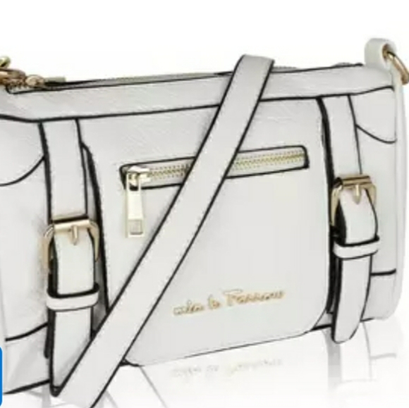 NWT White Crossbody Purse Bag by MKF Collection - Picture 2 of 11